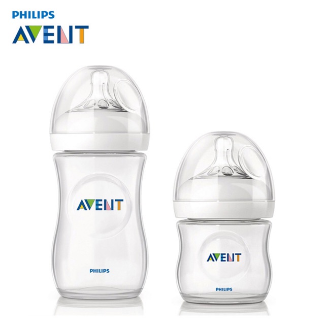 BÌNH SỮA AVENT NATURAL 125ML/260ML - BÌNH TRONG