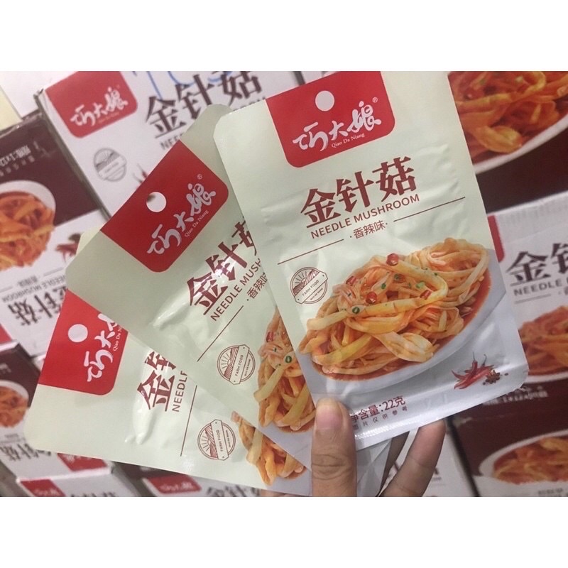 NẤM KIM CHÂM SỐT CAY ĂN LIỀN 22g