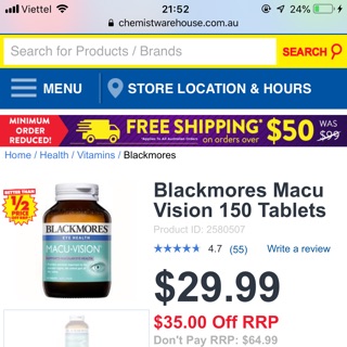 Bổ mắt ma/cu v/ision