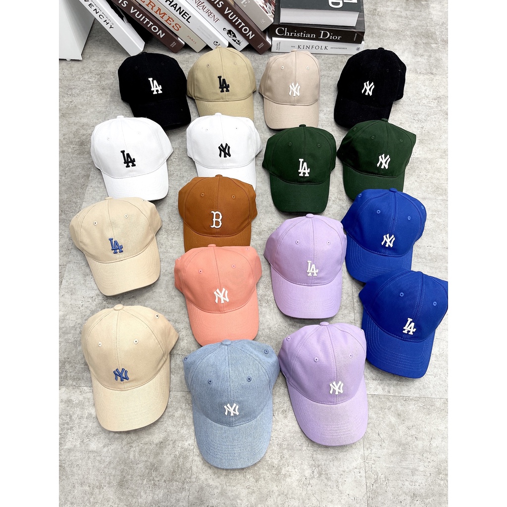 Nón Kết MLB Roockie Ball Cap 5 Sắc Màu  N34 | Unisex - Full Tag Code