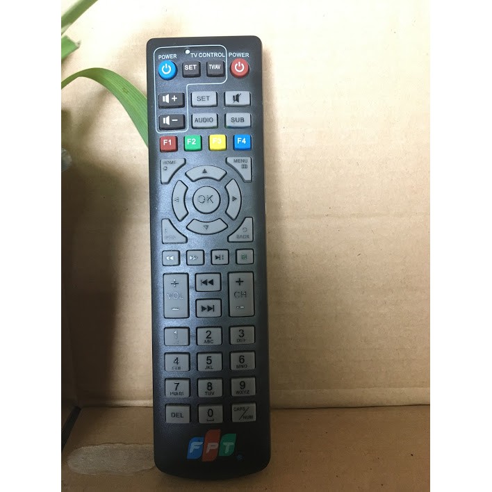 Điều khiển đầu truyền hình đầu thu FPT,Remote điều khiển đầu thu smart box FPT - Hàng tốt