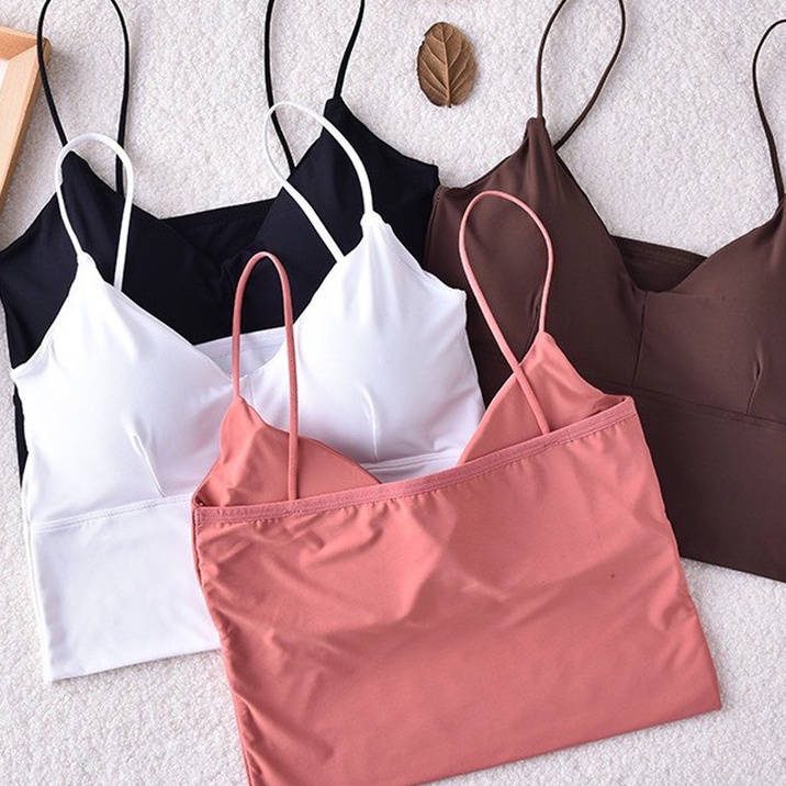 Áo Ngực Su 2 Quây Nữ Bralette Mút Mỏng Chất Su Mát Lịm DAN L&amp;U A122