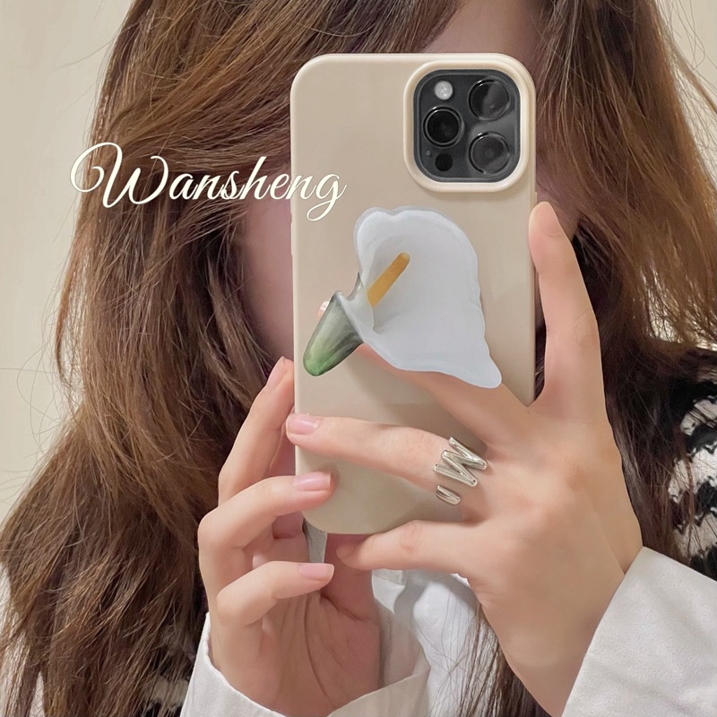 Ốp Điện Thoại Mềm Họa Tiết Đơn Giản Cho iphone13promax 12 11