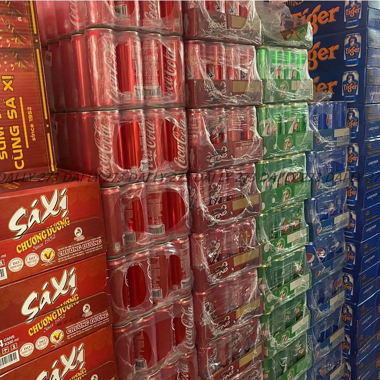 Nước Ngọt Có Gas 7up - Seven Up Vị Chanh Soft Drink  - Đại lý 273