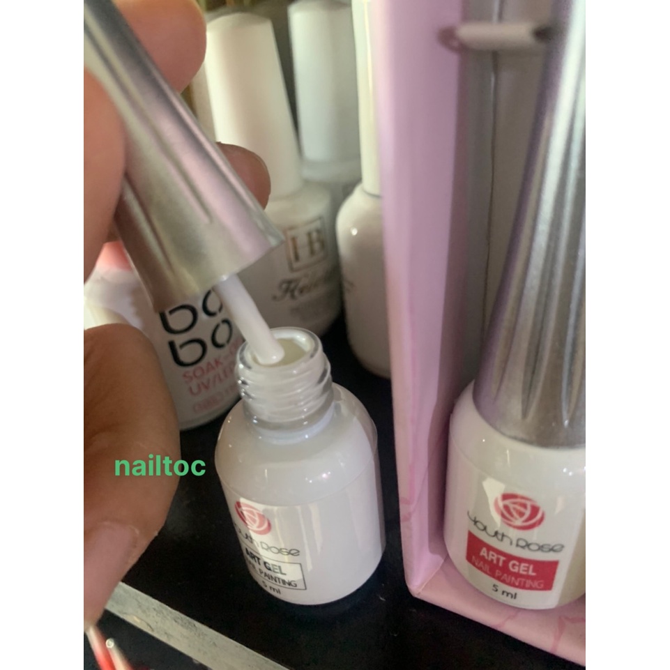 Cọ nét hoa hồng ( bán lẻ chai ), gel cọ vẽ nét hoa hồng
