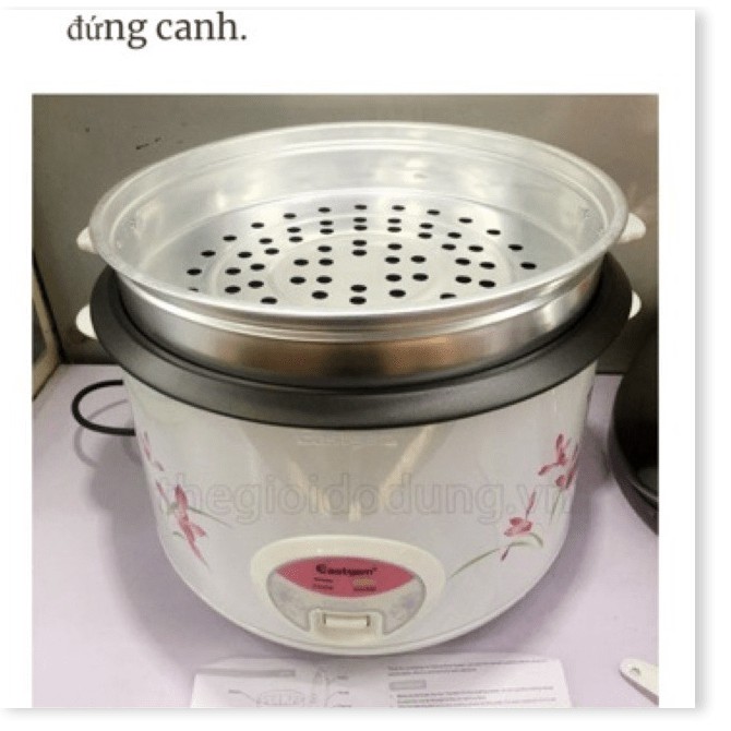Nồi Cơm Điện Công Nghiệp Eastgem 10 lít - 13 lít Có Xửng Hấp