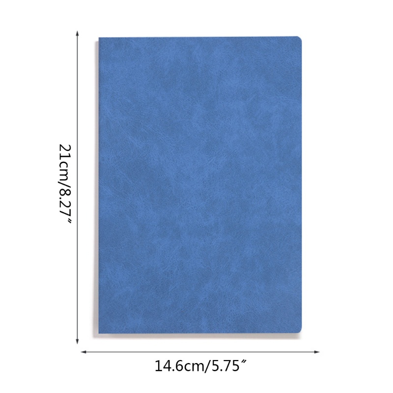 Sổ Tay Ghi Chú Khổ A5 Giả Da Dày Dặn Thiết Kế Đơn Giản Độc Đáo