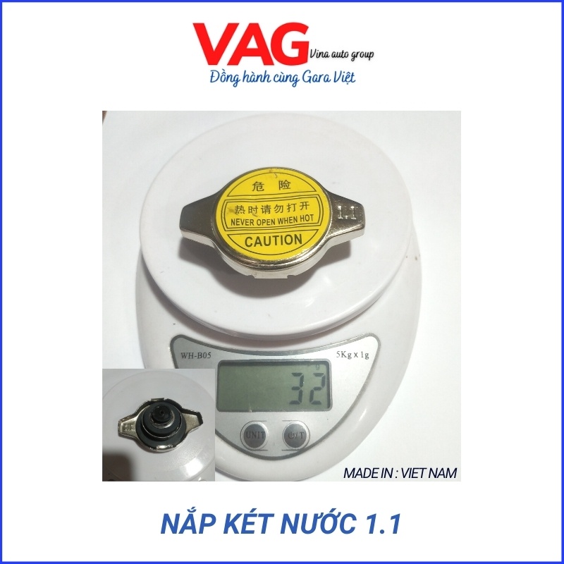 Nắp Két Nước Ô tô Nhĩ to và Nhĩ nhỏ Hợp Kim, Dày dặn, Siêu Bền - Nắp Két Nước Hyundai, Kia, Nissan, Toyota
