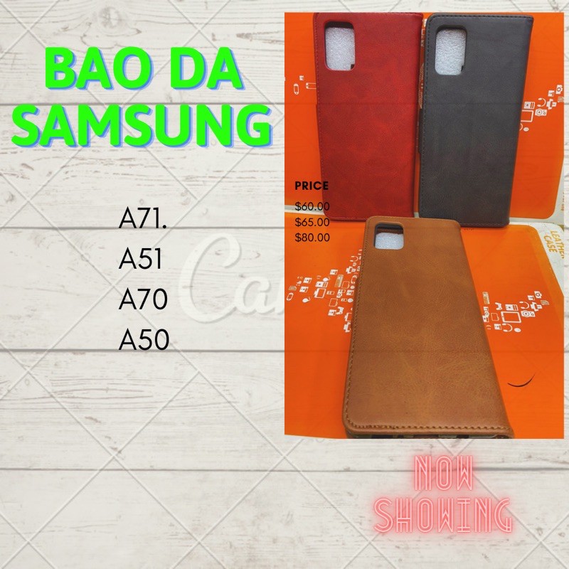Bao da Sámung A71, A51, A70,A50 màu thời trang