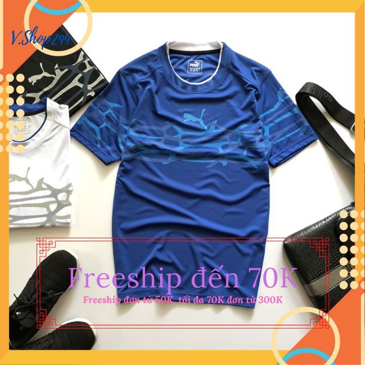 ÁO THUN THỂ THAO PM CỔ TRÒN NAM | BigBuy360 - bigbuy360.vn