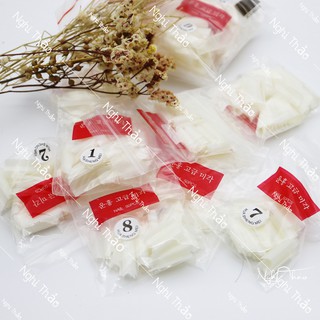 Móng tip tre , móng tip ống tre