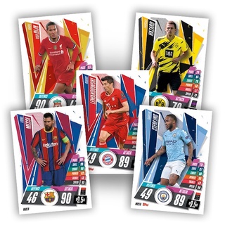 Thẻ cầu thủ bóng đá tự chọn Match Attax phiên bản nước ngoài