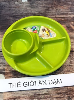 Thanh lý nghỉ bán Khay ăn dặm BLW TRÒN Nhật Bản
