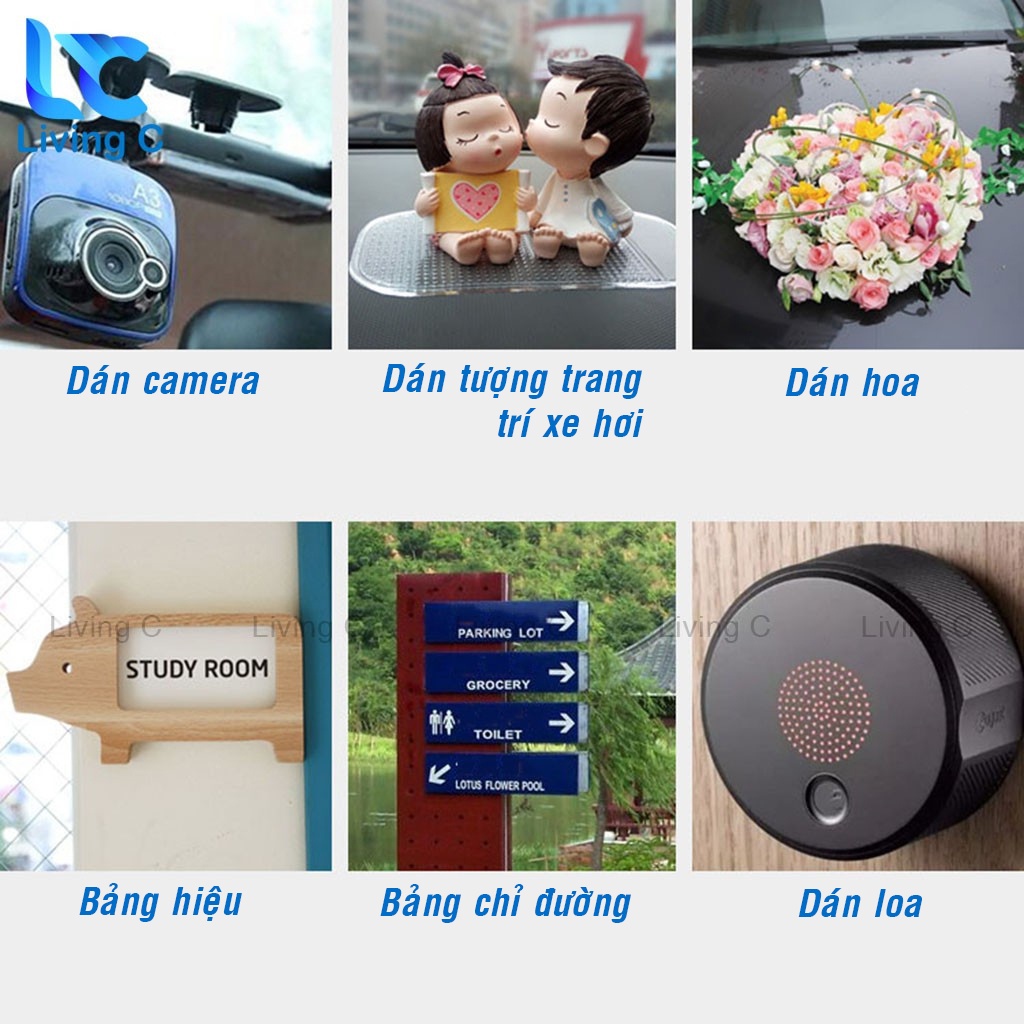 Keo Dính dán cố định đồ vật Đa Năng dài 3mét