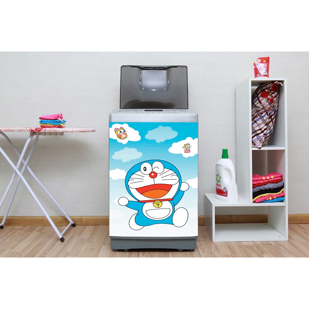 Decal trang trí máy giặt