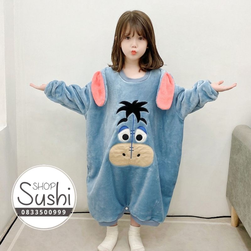 Túi ngủ trẻ em hình Con lừa Eeyore, Áo ngủ cho bé