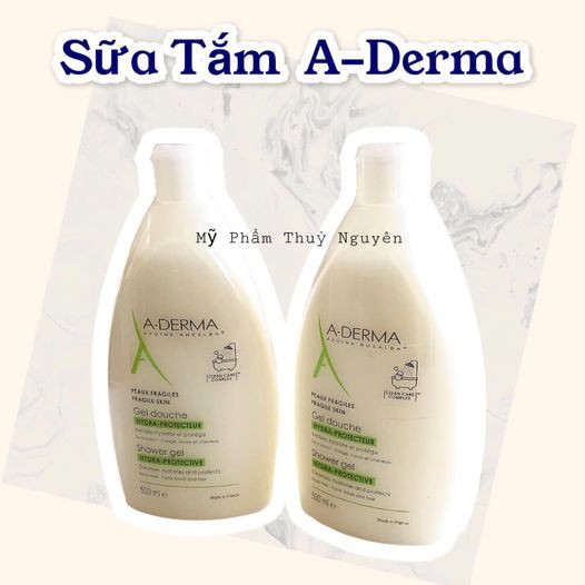 Sữa tắm giảm m ụ n lưng, v iêm lỗ chân lông A-derma 500ml