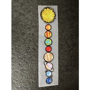 1 Miếng Dán Phản Quang Hình Các Hành Tinh Vui Nhộn Trang Trí Xe Hơi / Xe Máy Toyota