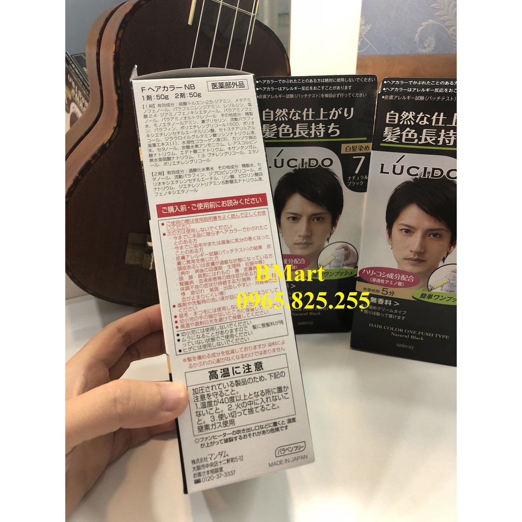 THUỐC NHUỘM TÓC LUCIDO ONE PUSH 7 [chính hãng, có bill] | BigBuy360 - bigbuy360.vn