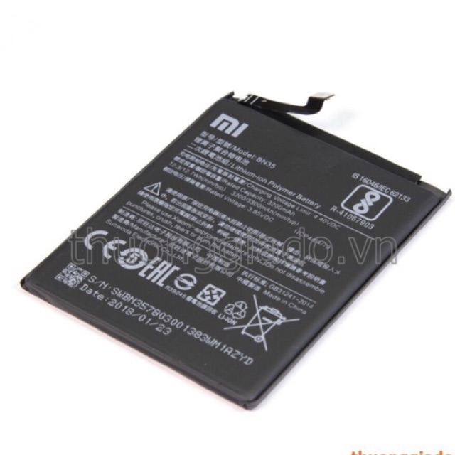Pin xịn cho máy redmi 5 (Bn35)
