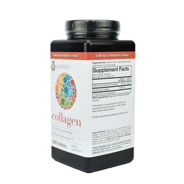Date 1/2025 Viên Uống Bổ Sung Collagen Youtheory 390 viên - Mỹ