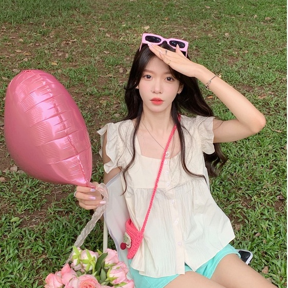 Áo Sơ Mi Không Tay Phong Cách Hàn Quốc Thời Trang Cho Nữ