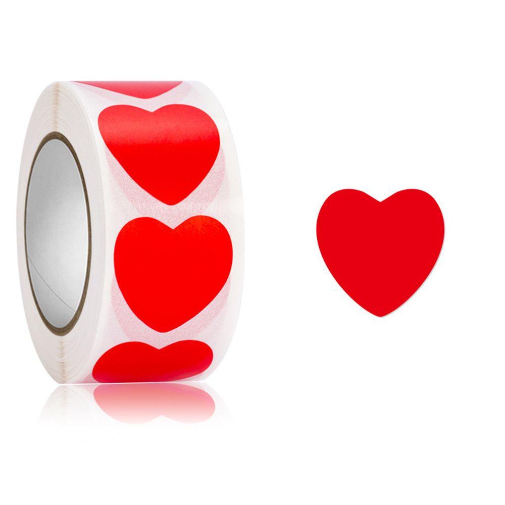 Cuộn 500 Nhãn Dán Trang Trí Túi Kẹo / Quà Valentine