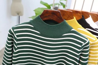 SALE Áo Len Kẻ Ngang
