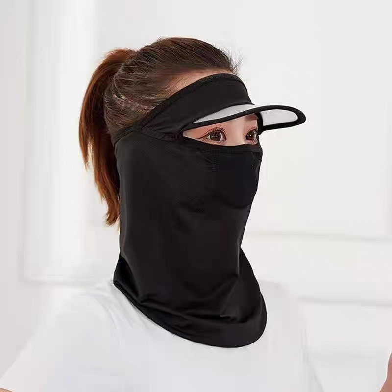Khẩu Trang che kín chống nắng NINJA Che Kín Mặt, Cổ/ Khẩu Trang Vải Lụa Lạnh Thoáng Khí Chống Nắng Chống Bụi