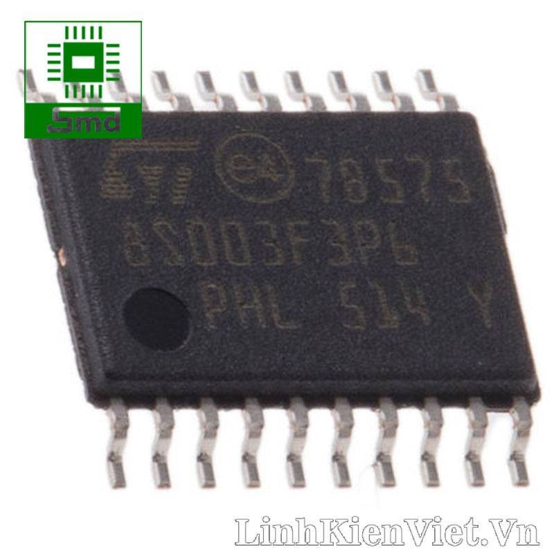 Vi điều khiển STM8S003F3P6 TSSOP20