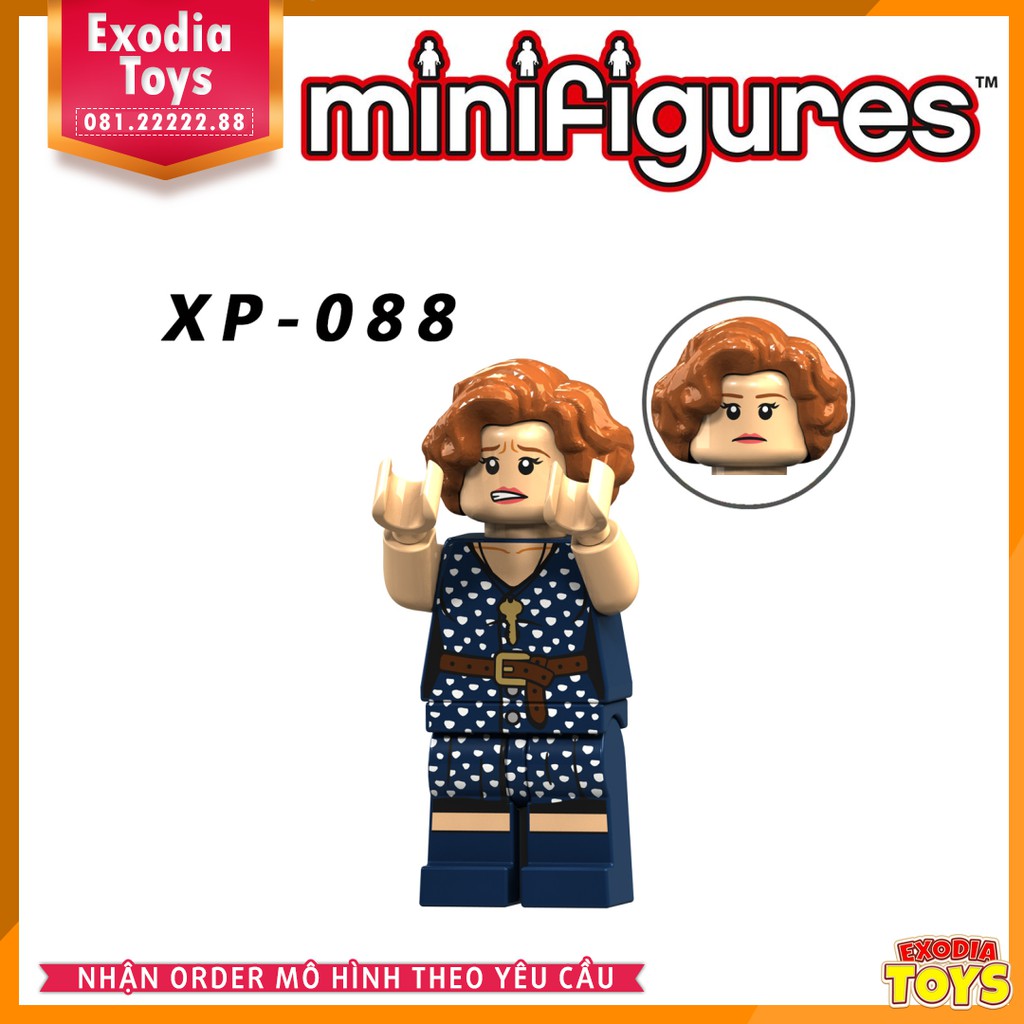 Xếp hình Minifigure Nhân vật phim kinh dị IT Chú Hề Ma Quái - Đồ Chơi Lắp Ghép Sáng Tạo - KORUIT KT1012