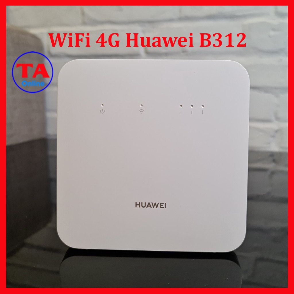Bộ Phát Wifi 4G Huawei B312 Có Cổng LAN Cắm Điện Trực Tiếp