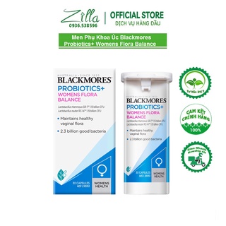 Men Vi Sinh Phụ Khoa Blackmore viên cân bằng lợi khuẩn Blackmores Probiotics Womens Flora Balance 30 viên