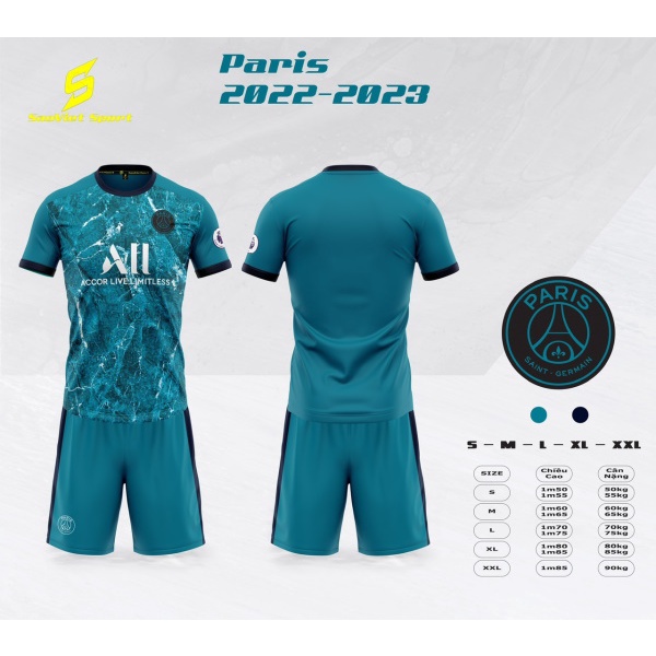 XXL Áo bóng đá cho người trên 80kg, nhiều mẫu.