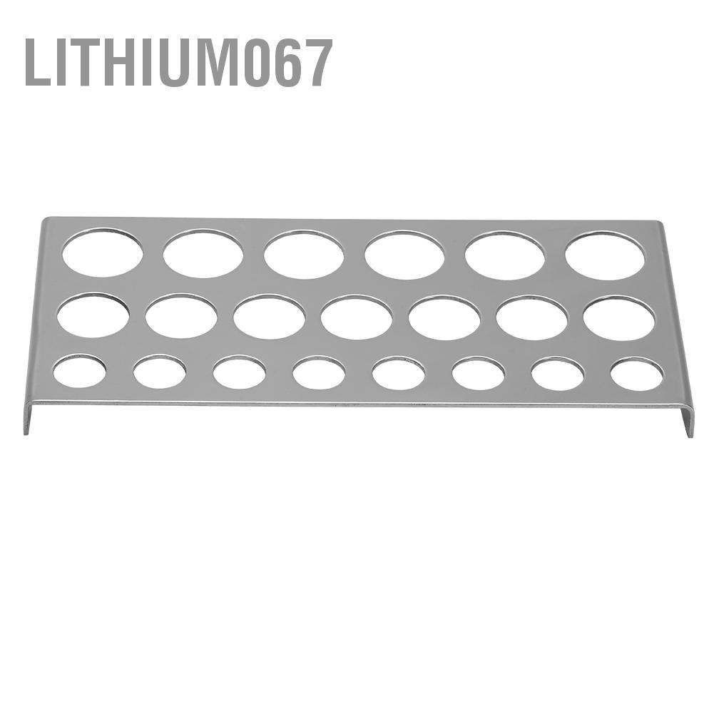 Giá đỡ cốc đựng mực xăm 23 lỗ bằng thép không gỉ