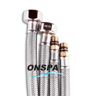 Hai cặp dây cấp lavabo nóng lạnh inox 304 Onspa