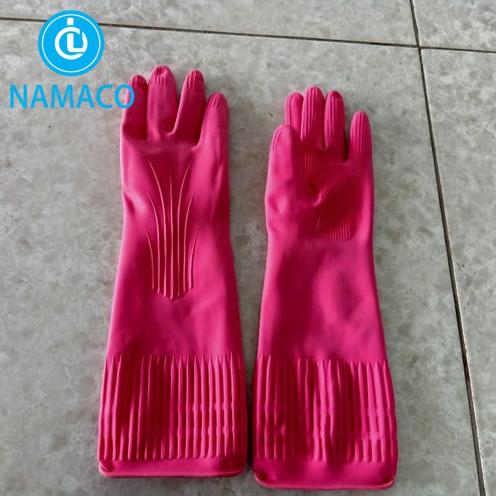 Găng Tay Cao Su Đông Cầu Vồng Loại Dài 39cm Giúp Bảo Vệ Bàn Tay Lao Động