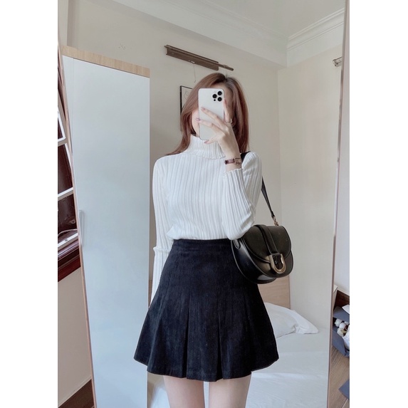VIEM SHIRT - áo len cổ lọ Hàn Quốc