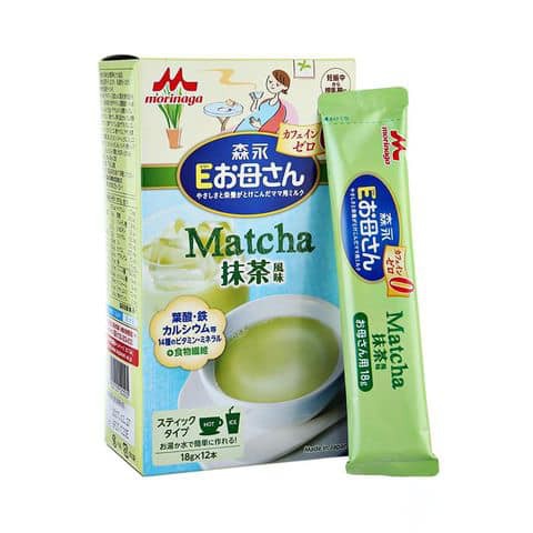 Sữa bầu Morigana Nhật Bản có 3 vị hồng trà, cafe và Matcha