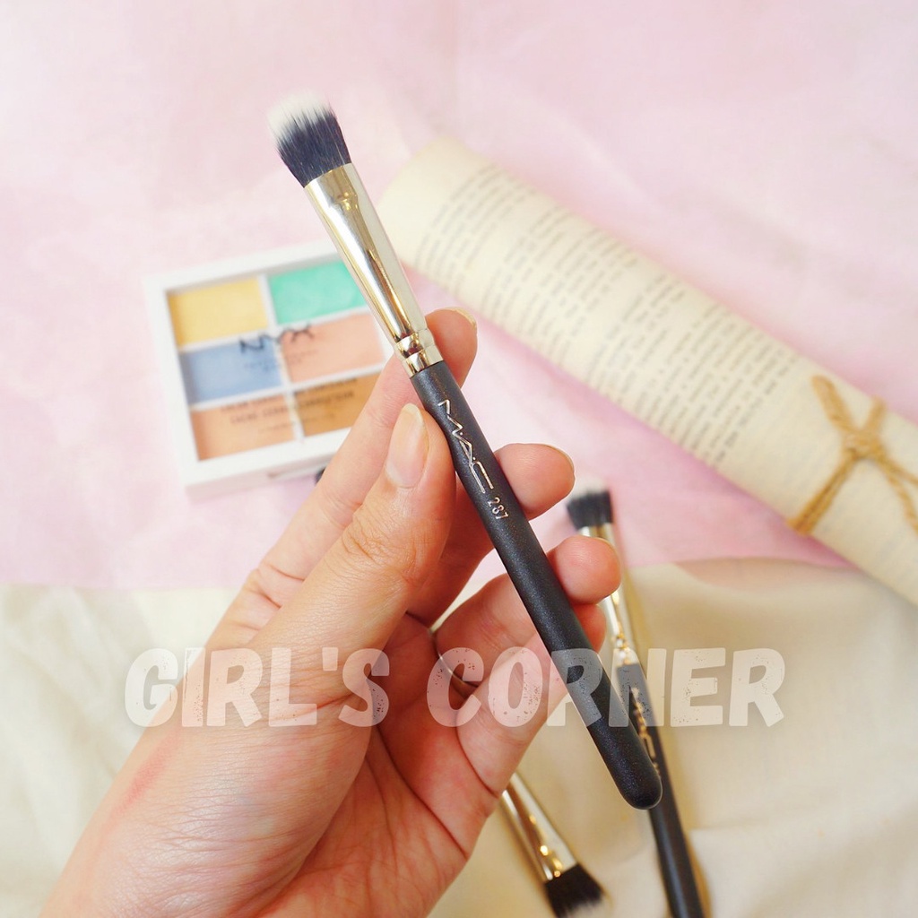 Cọ tán bầu mắt dạng stippling MAC 287 DUO FIBRE EYE SHADOW BRUSH