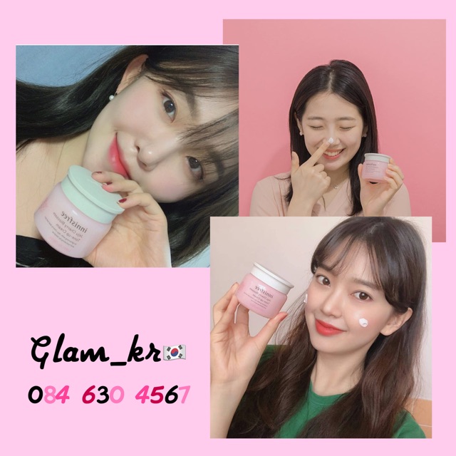 Sample Innisfree kem dưỡng trắng / ẩm nâng tone Jeju cherry blossom Tone up / Jelly Cream | BigBuy360 - bigbuy360.vn