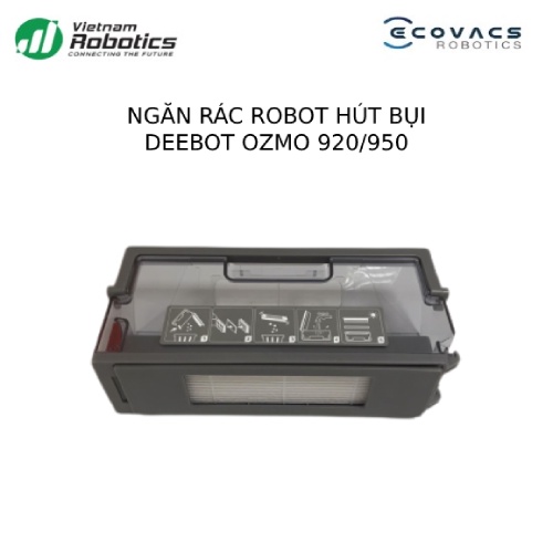 Ngăn đựng rác robot hút bụi Ecovacs Deebot OZMO 920/950 - Hàng Chính Hãng