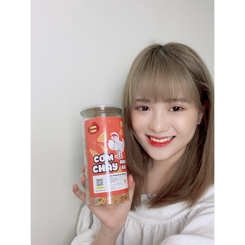 Đồ ăn vặt cơm cháy lắc khô gà chiên mắm hành trứng muối gà khô 300g ChinChin | BigBuy360 - bigbuy360.vn