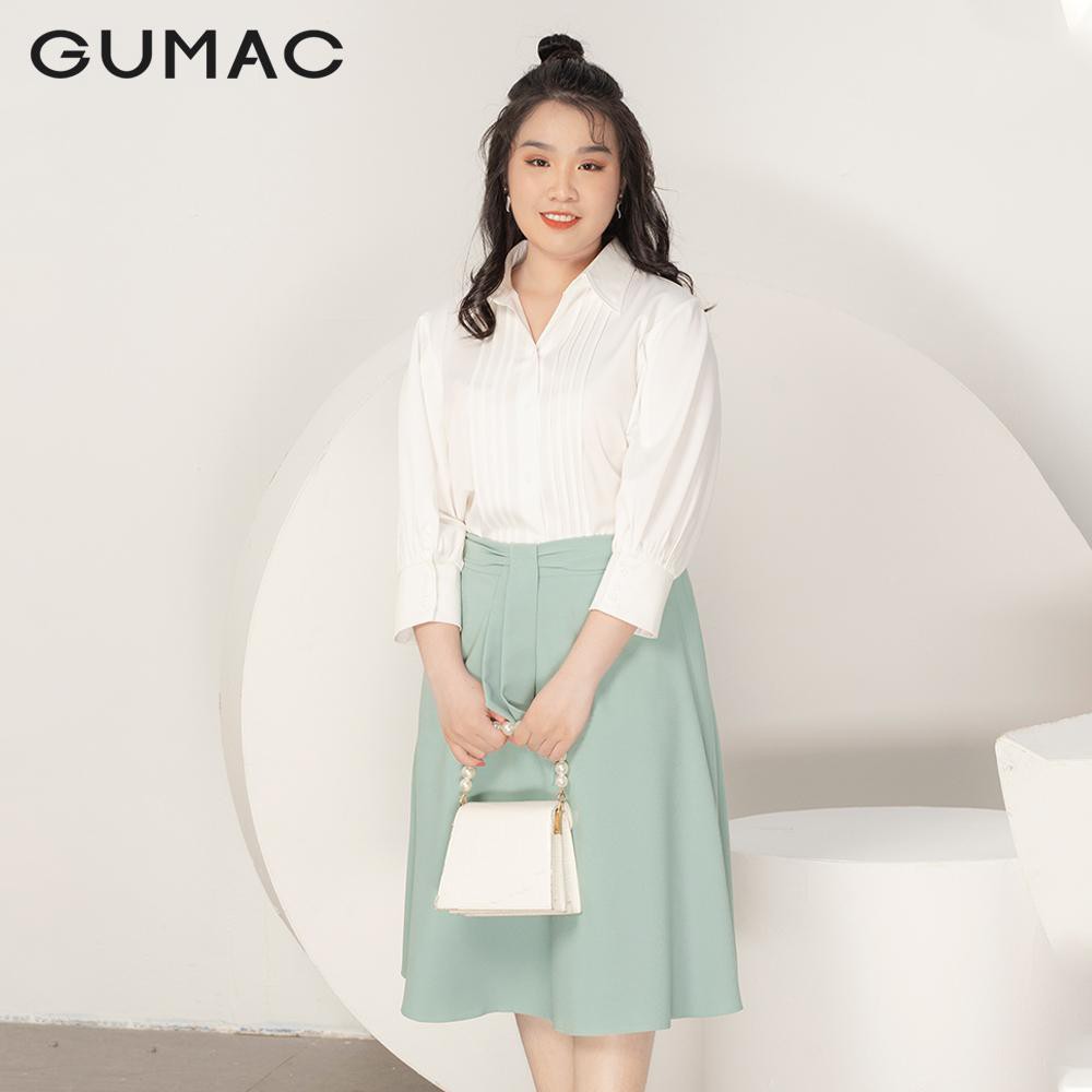 [Mã WABRGUSBD2 giảm 10% tối đa 50k đơn từ 250k] Chân váy nữ oversize thắt nơ GUMAC VA970