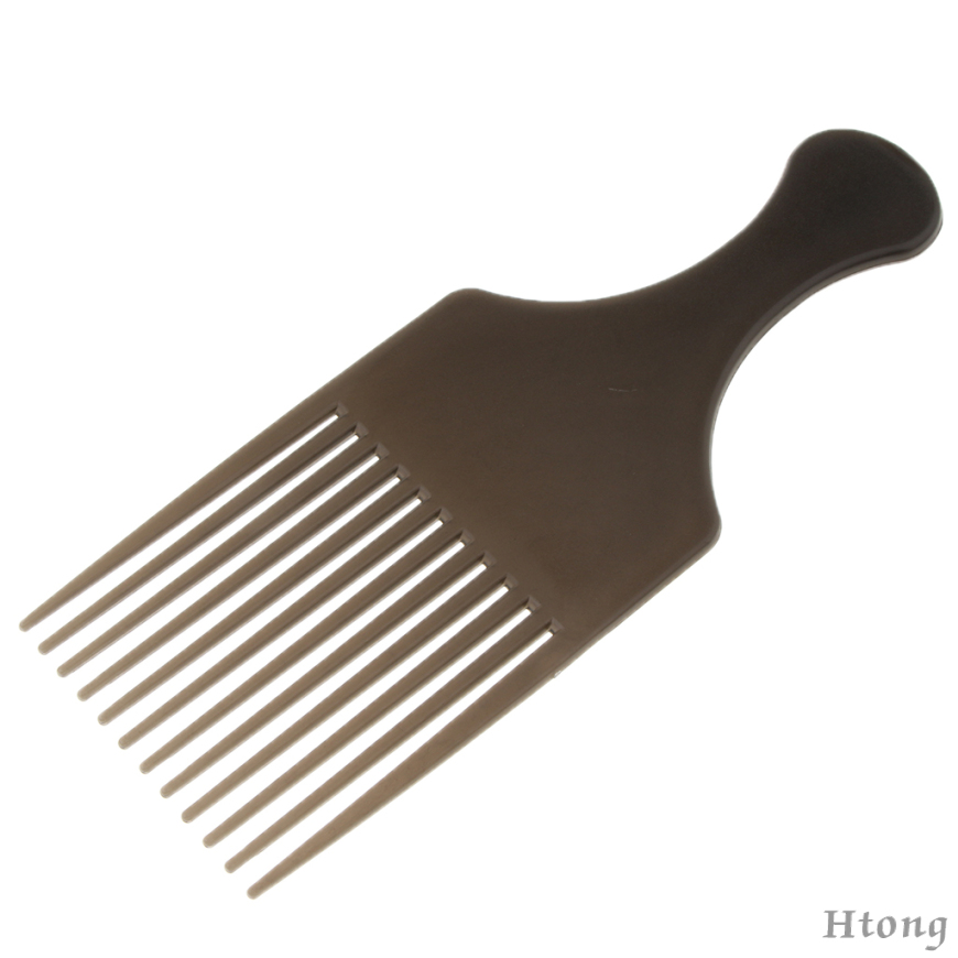 Handheld Afro Hair Pick Lift Comb Wide Tooth Curly Hairdressing Styling Comb