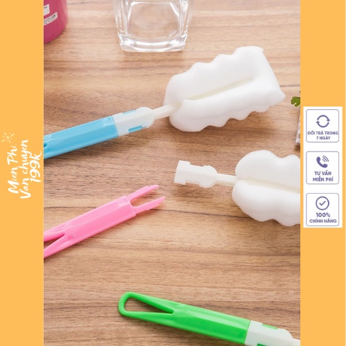 Que rửa cốc, bình sữa mút tiện dụng 88111