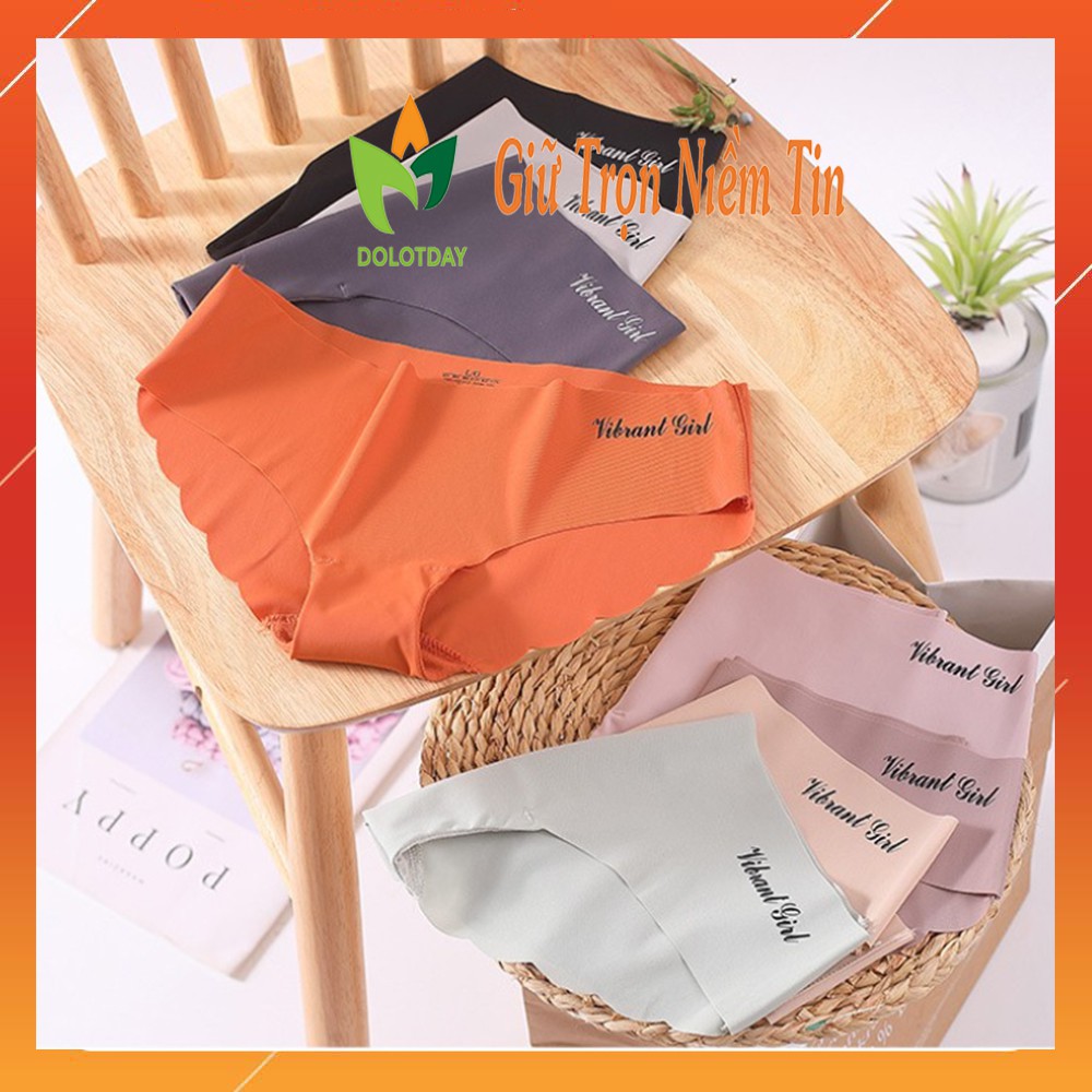 COMBO 5 Quần Lót Nữ Su Đúc Vibrant Gril Thun Lạnh Không Viền Cao Cấp LOTNU09