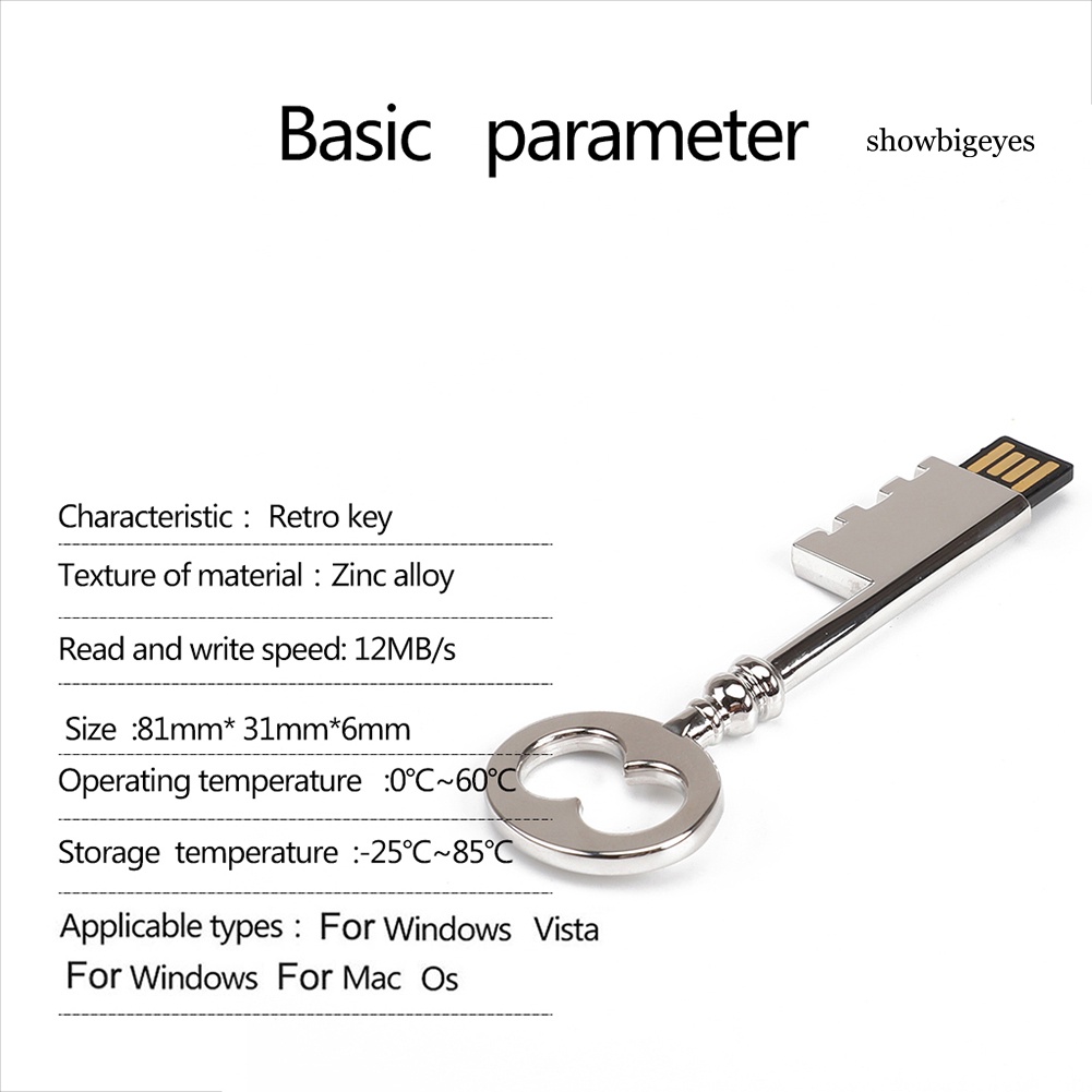 Usb Hình Chìa Khóa Cổ Điển Cho Notebook Laptop Pc | BigBuy360 - bigbuy360.vn