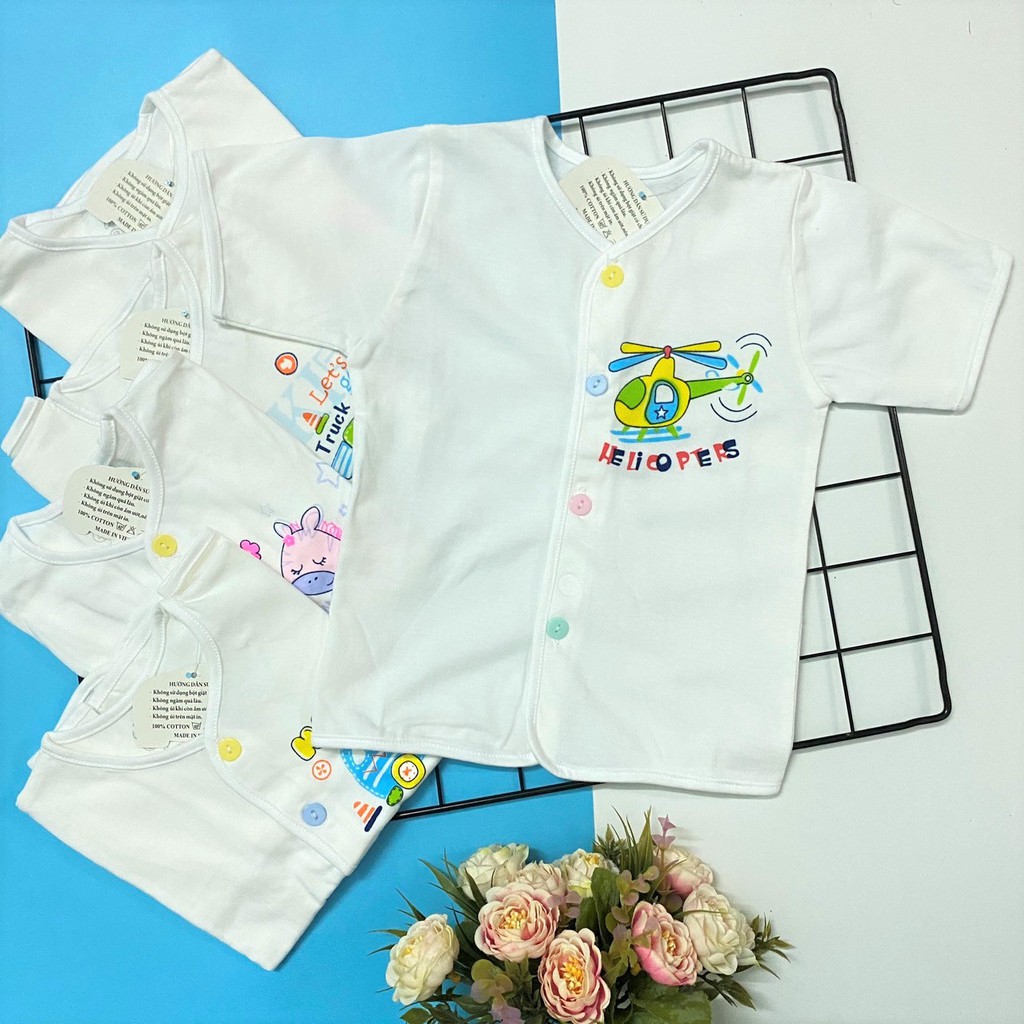 Áo Sơ Sinh Cotton Mềm Mịn hàng loại 1