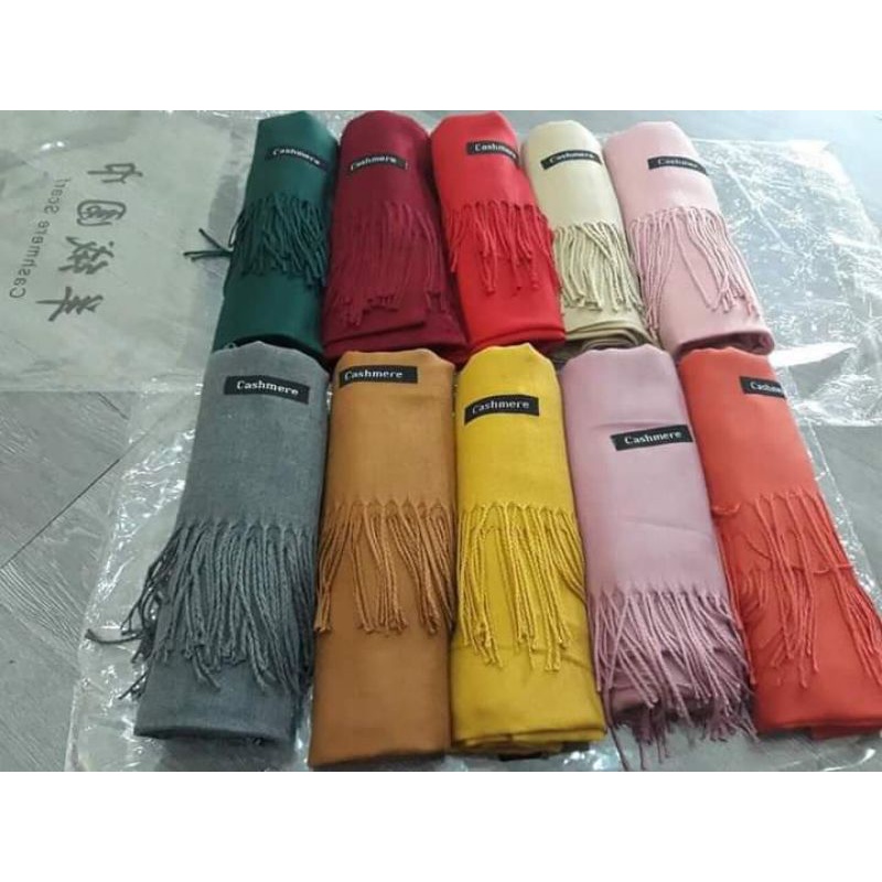 Khăn quàng cổ lông cừu Cashmere